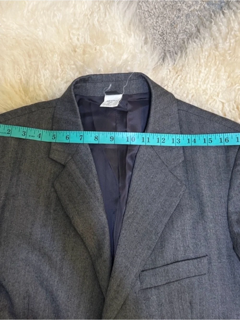 Barneys New York Gray Pinstripe Three-Piece Suit